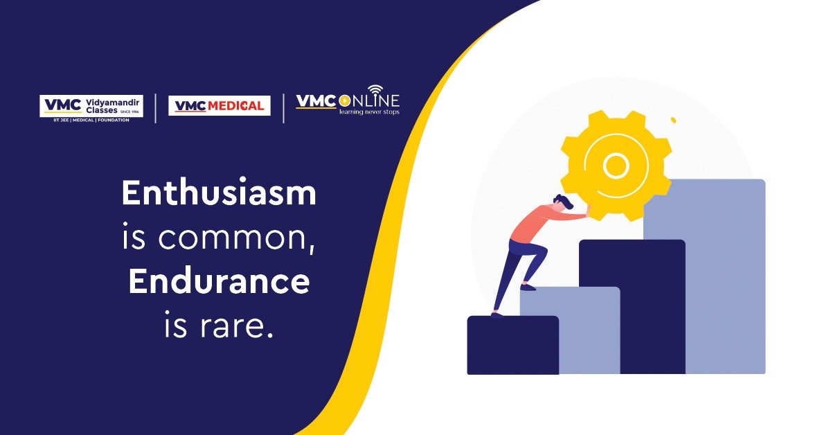 Enthusiasm is common, endurance is rare!