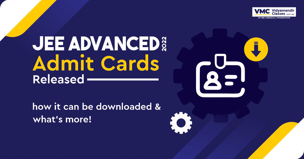 JEE advanced Admit Card