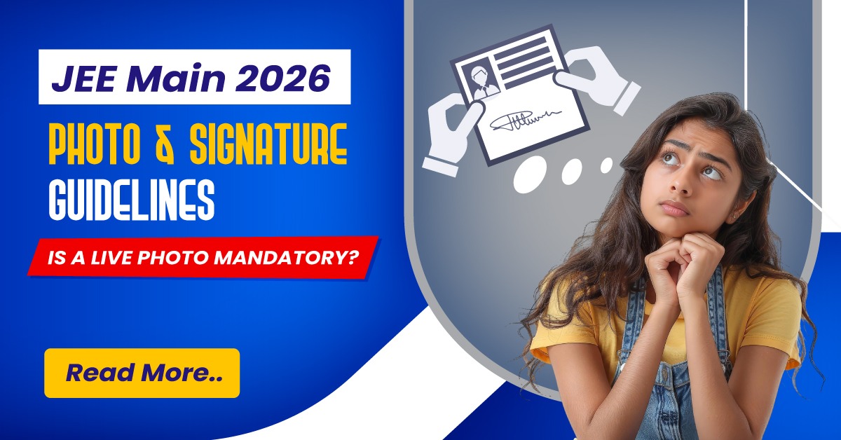 JEE Main 2026 Photo and Signature Guidelines